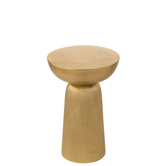 J-Line Table d'appoint louane aluminium or 36317 large