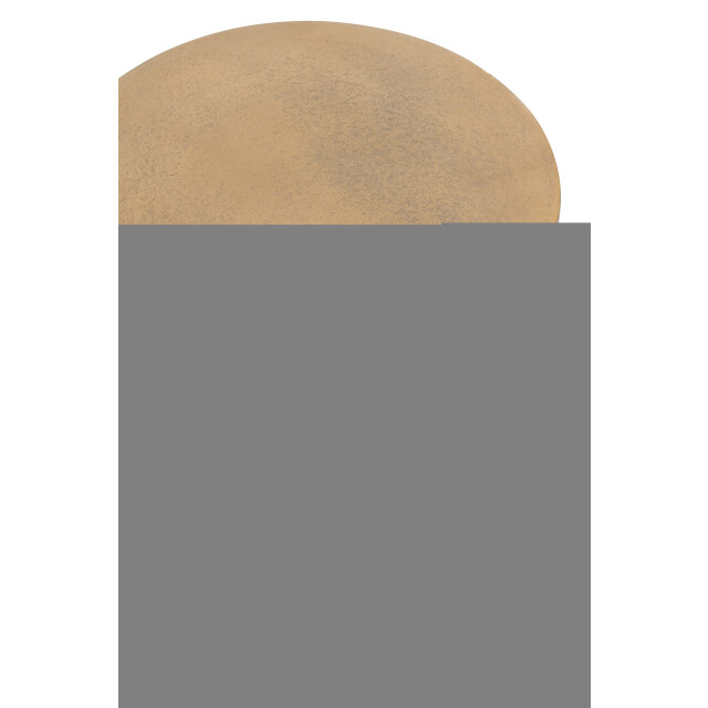 J-Line Stool fone aluminium gold 45949 large