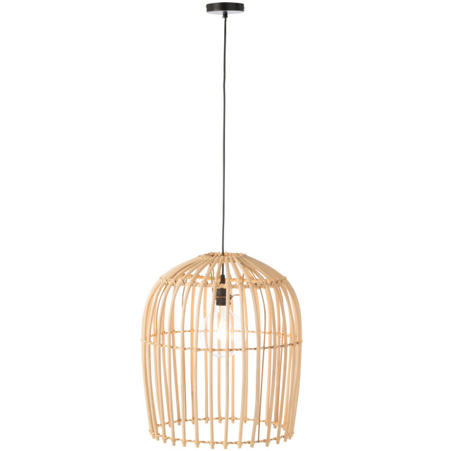 J-Line Hanging lamp wie rattan natural 46299 large
