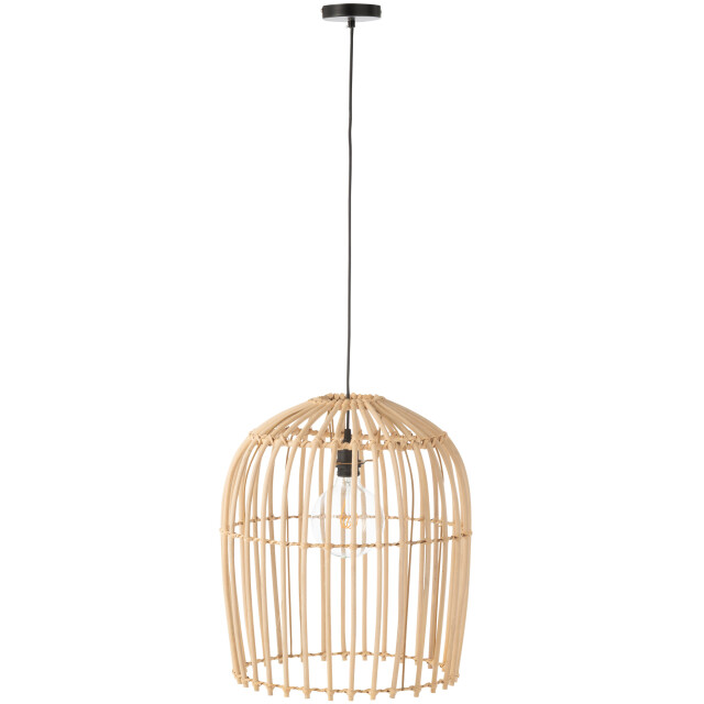 J-Line Hanging lamp wie rattan natural 46299 large