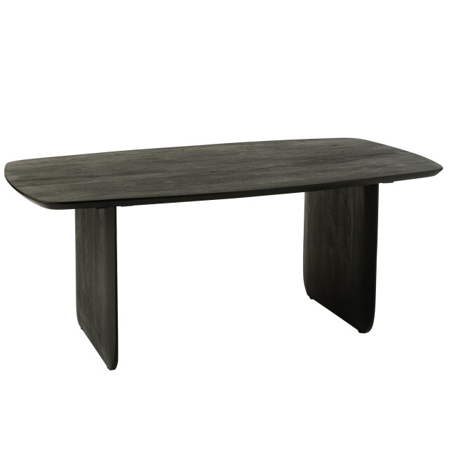 J-Line Dining table acacia wood black 55833 large