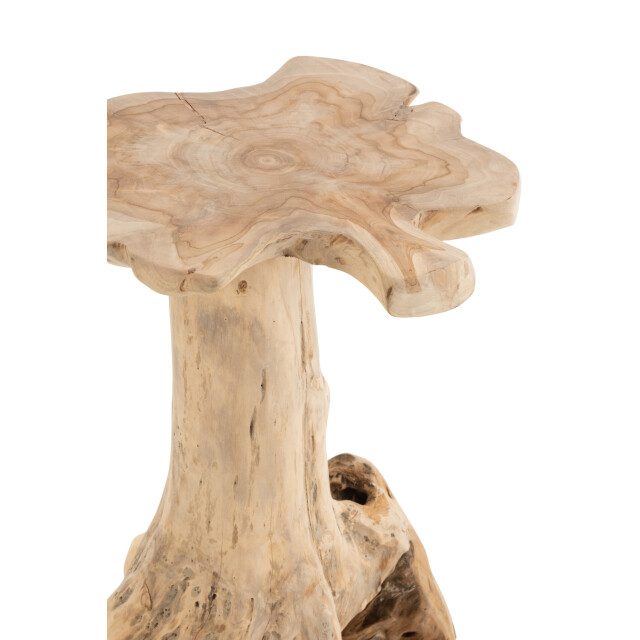 J-Line Sidetable amy teak wood natural large 21123 large