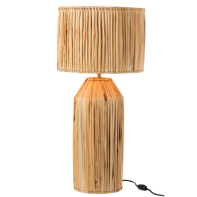 J-Line Lamp hanna bananas leaves natural 20796 large