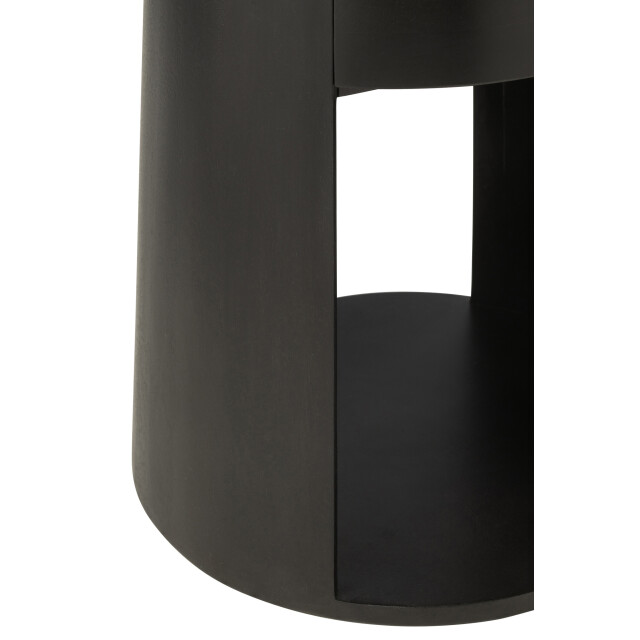 J-Line Coffee table drawn mango wood/mdf black 46012 large