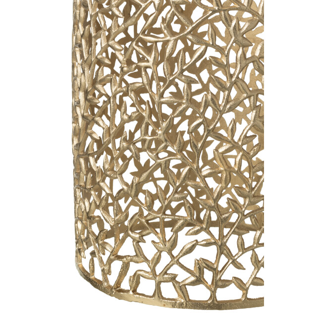 J-Line S/2 side table aluminium gold colored 57608 large