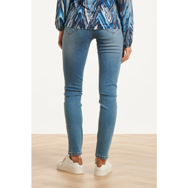Smashed Lemon Mediumblauwe skinny jeans | 25631-825-XS large