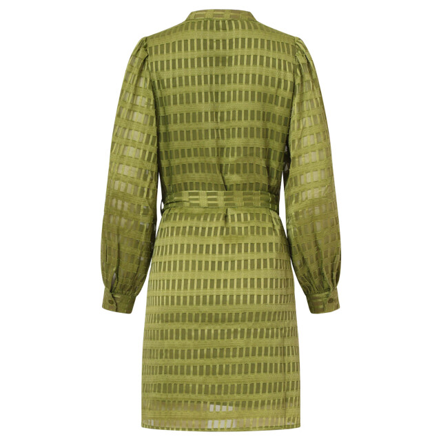 Smashed Lemon Dameskorte jurk met structuur | 25698-550-S large