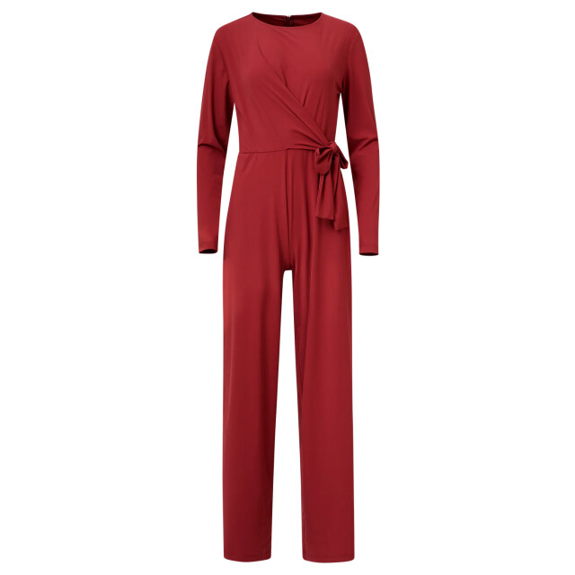 Smashed Lemon Jumpsuit met ronde hals in travelkwaliteit | 25667-470-XS large