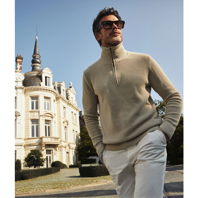 Blue Industry De chenille half-zip pullover | KBIW25-M16 large
