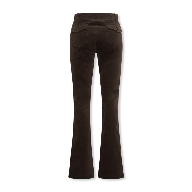 Helena Hart 7559 broek flair velvet choco 7559 large