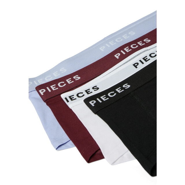 Pieces Dames hipster pclogo 4-pack color 17106857-Tawny Port large