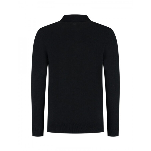 Pure Path 25030820 02 heren bouclé trui polo kraag  purep 02/25030820 large