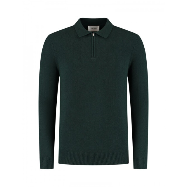 Pure Path 25030820 16 heren bouclé trui polo kraag -  p 16/25030820 large