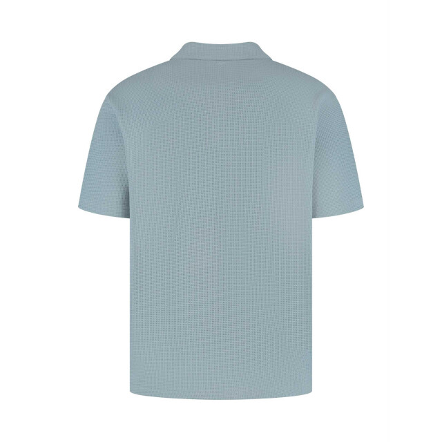 Pure Path Polo loose fit 25 grey blauw 25010123 large