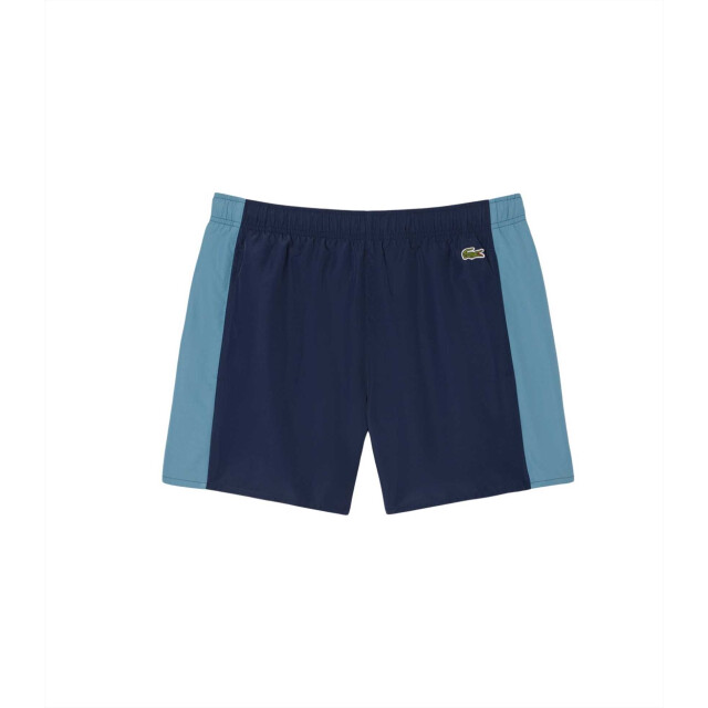 Lacoste Zwembroek swim trunk navy lime blauw MH9085 large