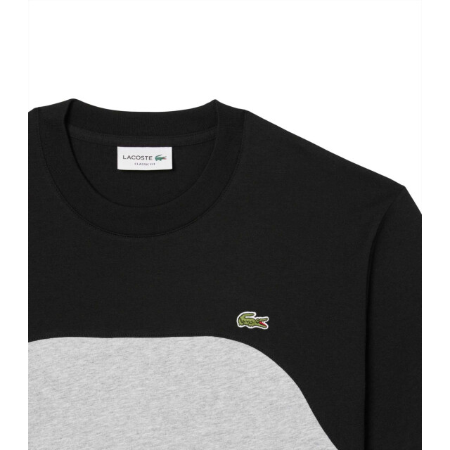 Lacoste T-shirt tee-shirt s25 silver zwart TH9551 large