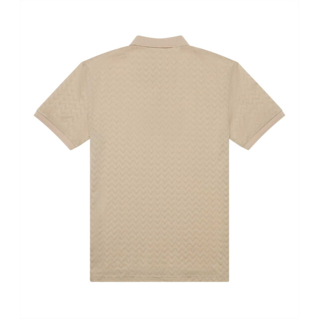 Antony Morato Polo s25 motif sand bruin MMKS02479 FA140281 large