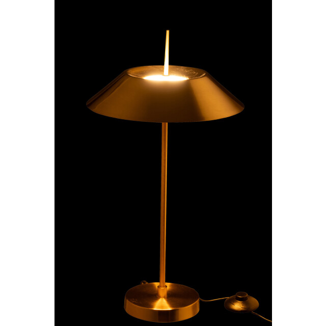 J-Line Table lamp led metal gold 49095 large