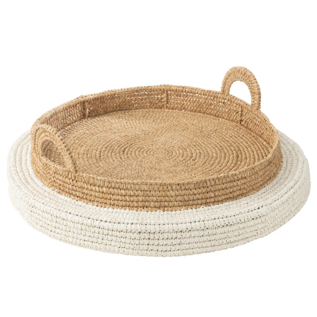 J-Line Tray floating polystyrene white/natural 51625 large