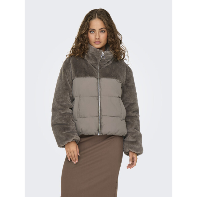 Only Onlwanja fur puffer mix jacket cc o 15292945 large