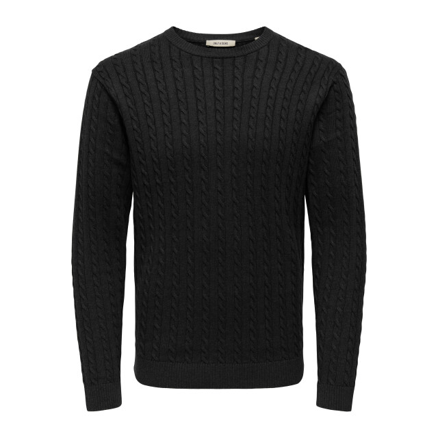 Only & Sons Onsloui reg 12 cabel crew knit noos 22033762 large