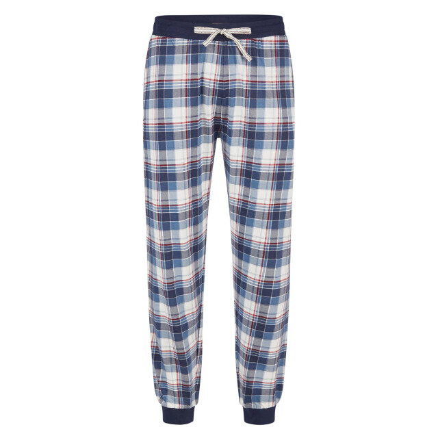 Phil & Co Heren pyjamabroek lang geruit/effen 2-pack PH-6169-02 large
