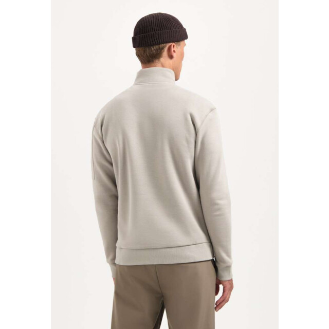 No Excess Sweater half zip brushed clay 29130851-018 large