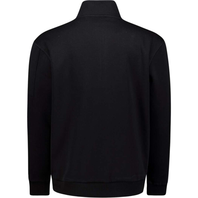 No Excess Sweater half zip brushed black 29130851-020 large