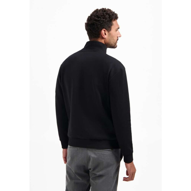 No Excess Sweater half zip brushed black 29130851-020 large