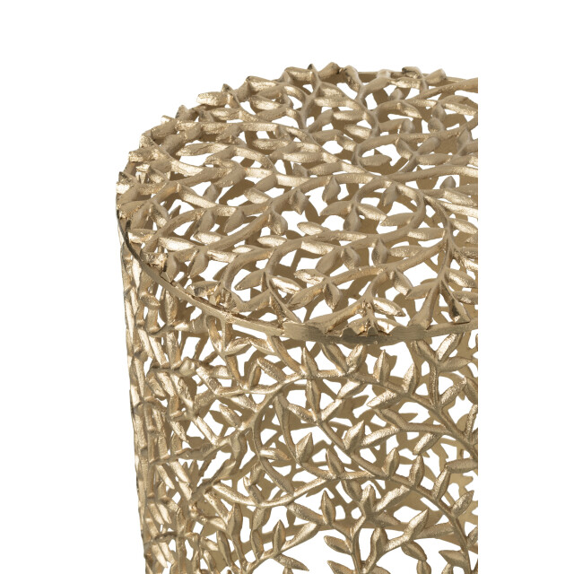 J-Line S/2 side table aluminium gold colored 57608 large