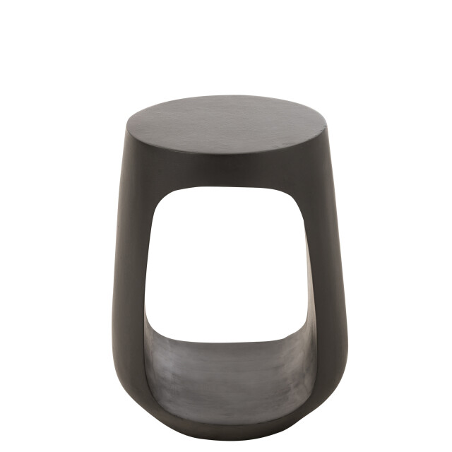 J-Line Side table pod mango wood black 45999 large