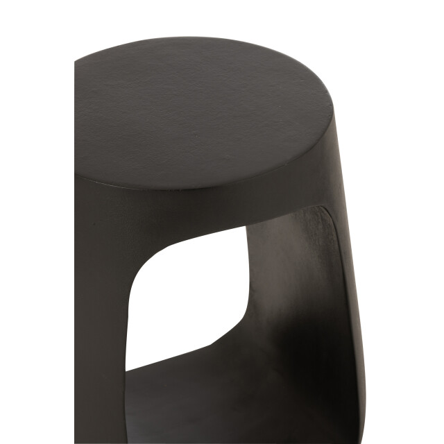 J-Line Side table pod mango wood black 45999 large