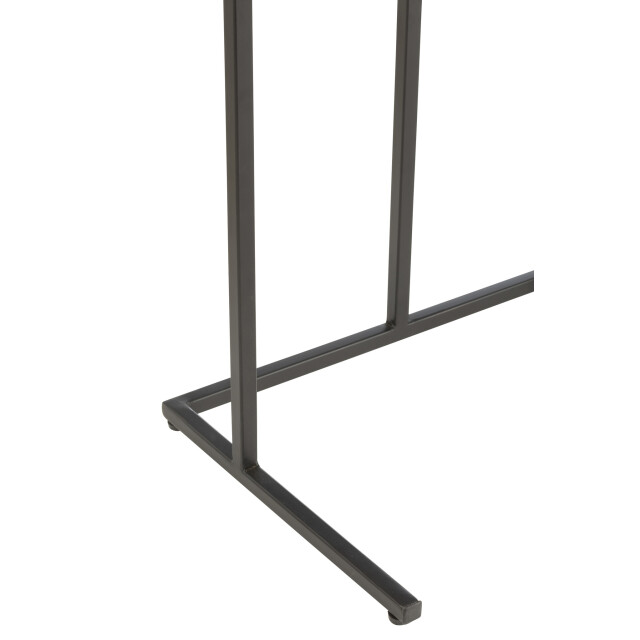 J-Line Set of 2 tables rectangle iron/mango wood brown/black 46481 large