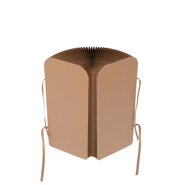 J-Line Pouffe foldable paper camel 56757 large
