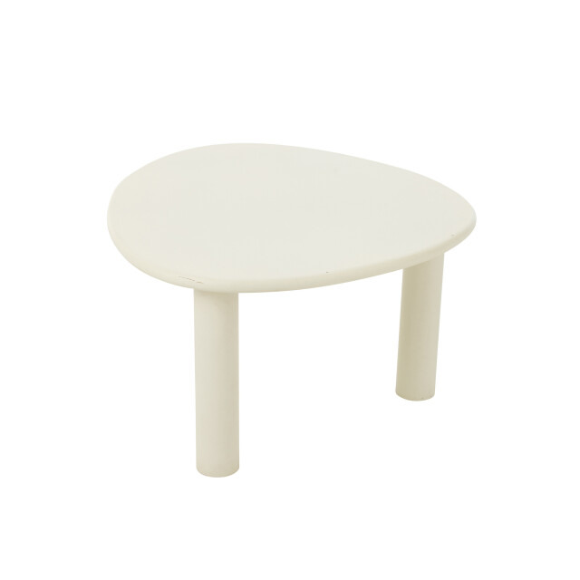 J-Line Side table bali mdf/pvc white medium 50804 large