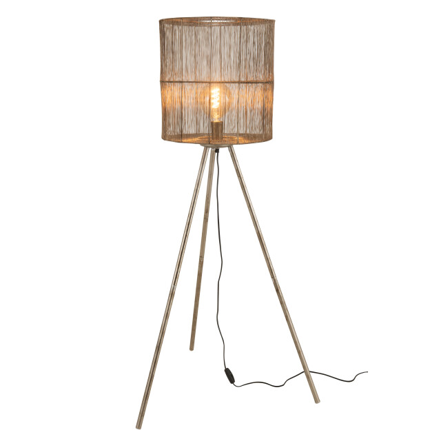 J-Line Standing lamp metal antique brown large 2980 large