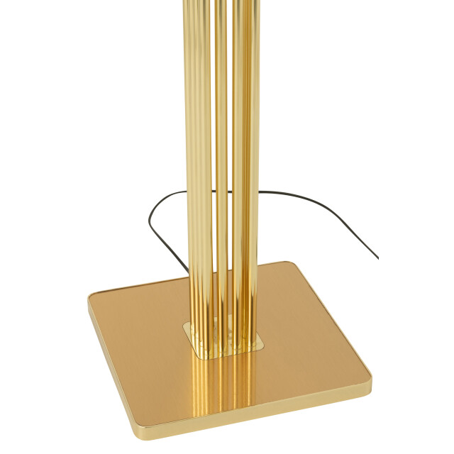 J-Line Lamp moderna gold metal/textile 35927 large