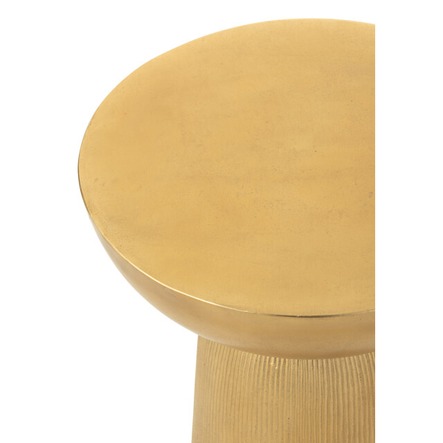 J-Line Table d'appoint louane aluminium or 36317 large