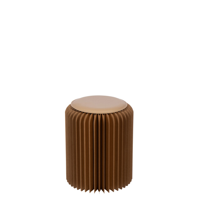 J-Line Pouffe foldable paper camel 56757 large