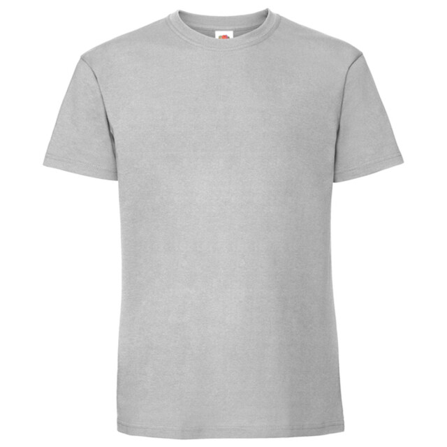 Fruit of the Loom Unisex volwassen iconic 195 t-shirt UTLT6282_zincsolid large