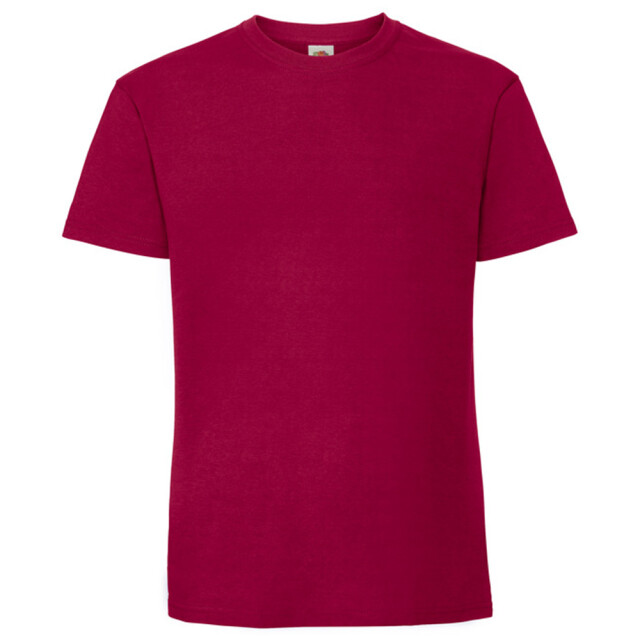 Fruit of the Loom Unisex volwassen iconic 195 t-shirt UTLT6282_cranberry large
