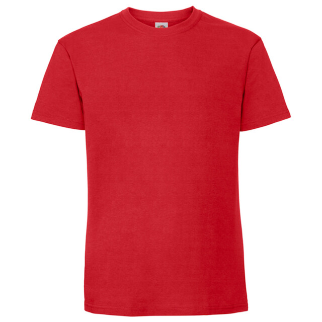 Fruit of the Loom Unisex volwassen iconic 195 t-shirt UTLT6282_red large