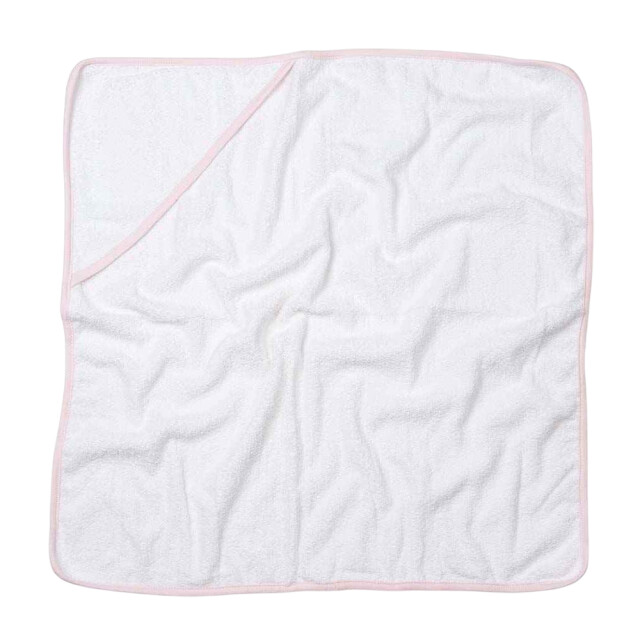 Towel City Baby babies handdoek met kap UTLT3500_whitepink large