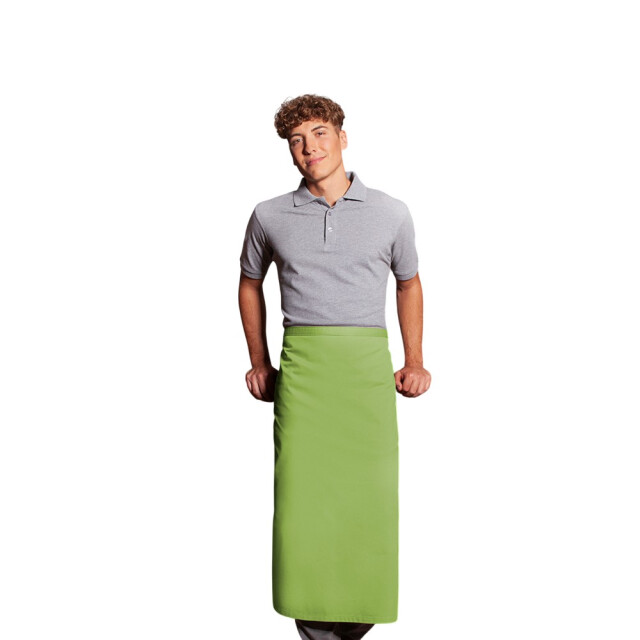 Karlowsky Basis bistro schort UTLT4961_lime large