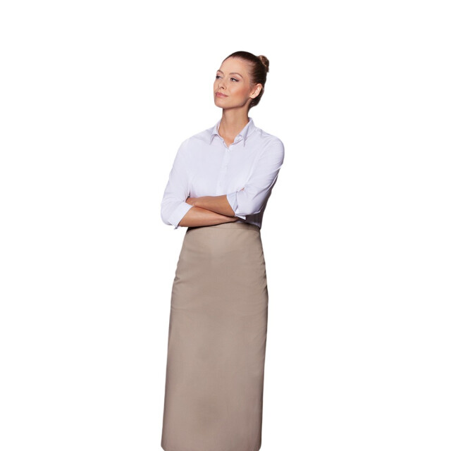 Karlowsky Basis bistro schort UTLT4961_sand large