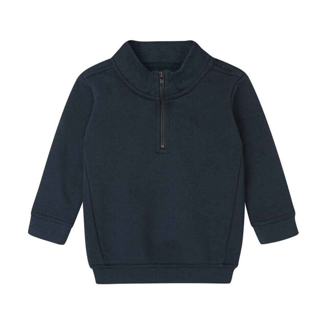 Babybugz Sweatshirt met kwart rits voor baby's UTLT3643_navy large