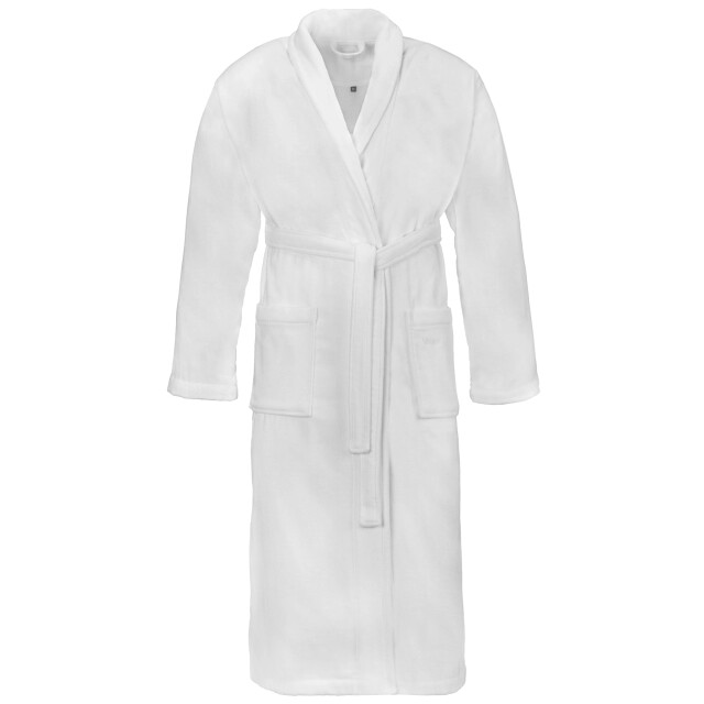 Vossen Fluwelen ochtendjas voor volwassenen UTLT3691_white large