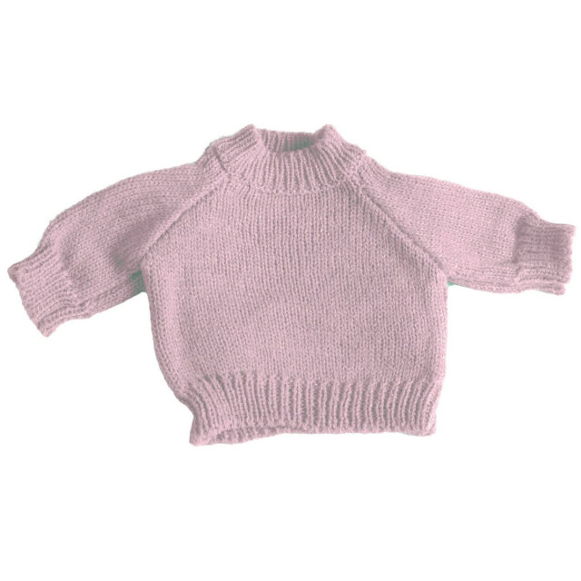 Mumbles Teddybeer trui UTLT5312_babypink large