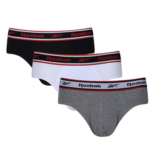 Reebok Heren chase slip (pak van 3) UTLT5253_blackwhitegreymarl large