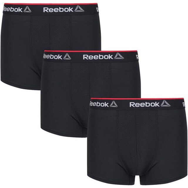 Reebok Heren redgrave sport boxershorts (set van 3) UTLT5273_black large